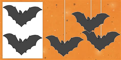 Halloween Bat Cutouts Printable