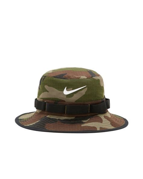 Nike Boonie Camo Bucket Hat In Green For Men Lyst