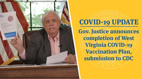 Covid Update Gov Justice Announces Completion Of West Virginia
