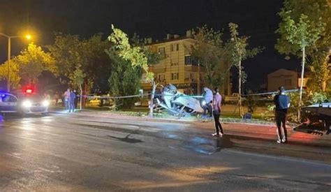 Konya da trafik kazası 1 ölü 2 yaralı GÜNCEL Haberleri