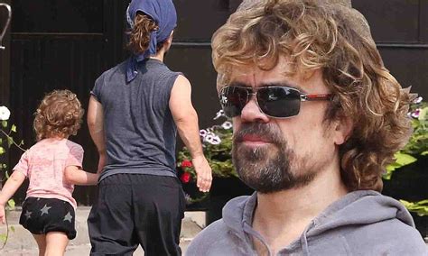 Peter Dinklage Takes A Stroll With Adorable Daughter Zelig In Toronto