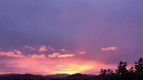 Pink Skies Sunset Time Lapse Youtube