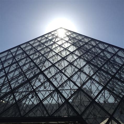 Free Download Hd Wallpaper Low Angle Photography Of Glass Pyramid