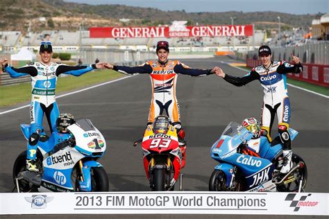 2013 Fim Motogp World Champions Marc Marquez Motogp Valentino Rossi