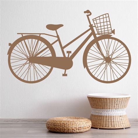 Fabuouse vintage bicycle poster from the 1890s. Classic Bicycle Wall Sticker Retro Pedal Bike Wall Decal ...