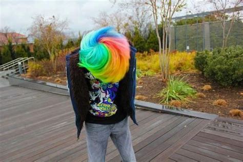 Imagen De Rainbow Boy And Hair Rainbow Hair Boy Hairstyles