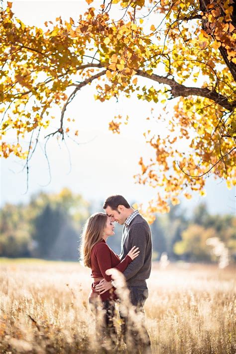 Autumn Engagement Photos Near Boulder Colorado Jasongina Wedding Photographers Fall
