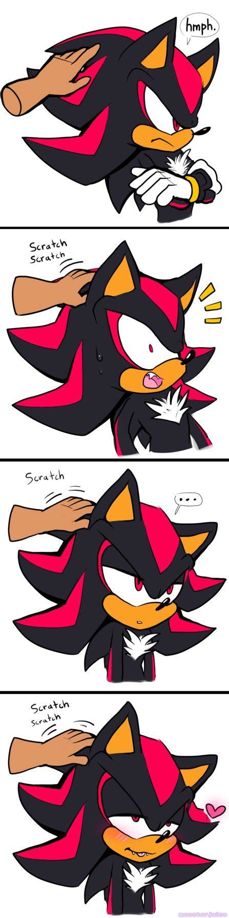 Scritches By Rosemary The Skunk Shadow The Hedgehog Sonic Funny