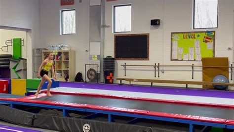 Way To Go Raegan On Your Tumbling Upgrade By Pinelands Gymnastics