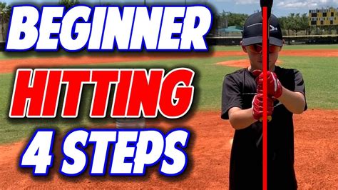 Coaching Beginner Baseball Basic Hitting 4 Easy Steps Pro Speed