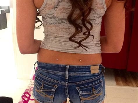 25 Back Dimple Piercing For Girls