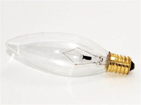 Bulbrite 25w 130v Clear Blunt Tip Decorative Bulb European E14 Base