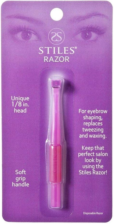 Stiles Narrow Blade Razor For Eyebrows Uk Health And Personal