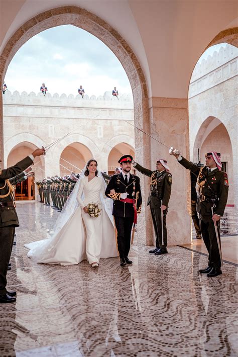 Jordan Got A New Princess Rajwa Al Hussein Royal Wedding Dress Royal Wedding Gowns Queen