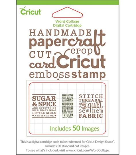 Cricut Word Collage Cricut Scrapbook Paper Crafts