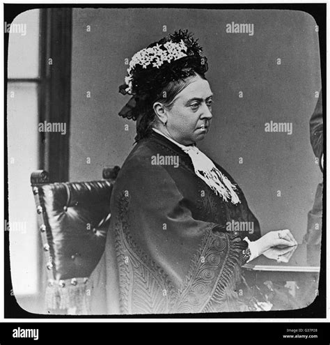 Queen Victoria Black And White Stock Photos And Images Alamy