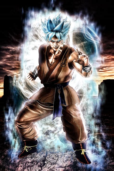 Goku God Fukkatsu No F Real Style By Shibuz4 On Deviantart