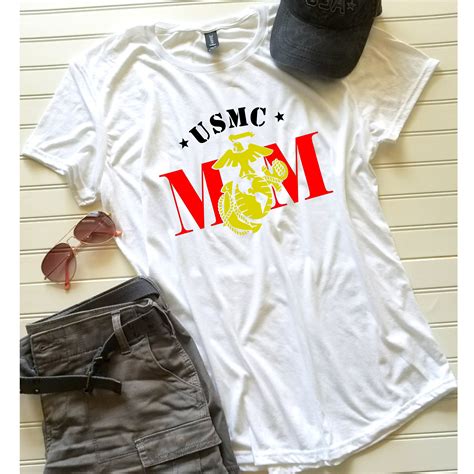 Marine Corps Mom shirt, Ladies Tshirt, Womens Tshirt, Marine Tshirt, Gift for her, Gift for Mom ...
