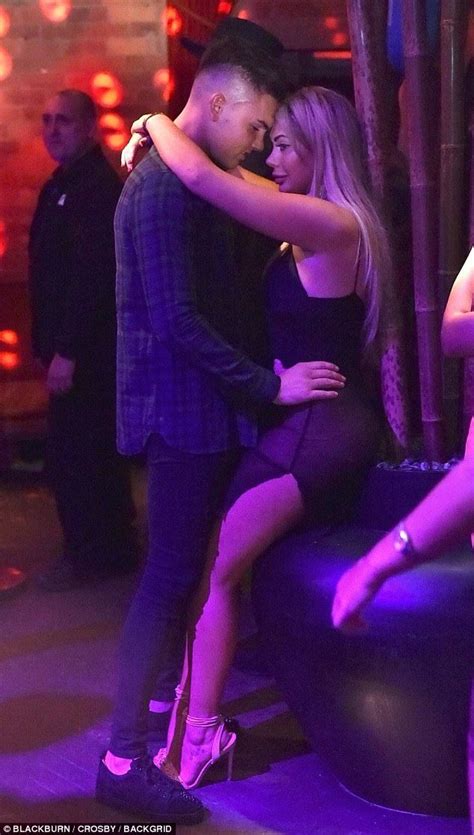 Loved Up Chloe Ferry 22 Packed On The Pda With Beau Sam Gowland 22 As They Enjoyed A
