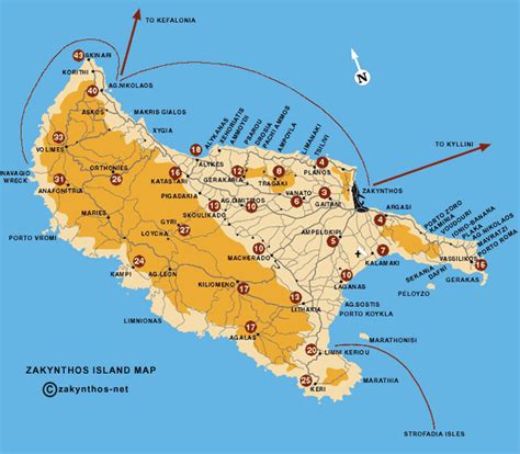 Mapa Zakynthos Mapa Zakynthos Greece Travel Greek Islands