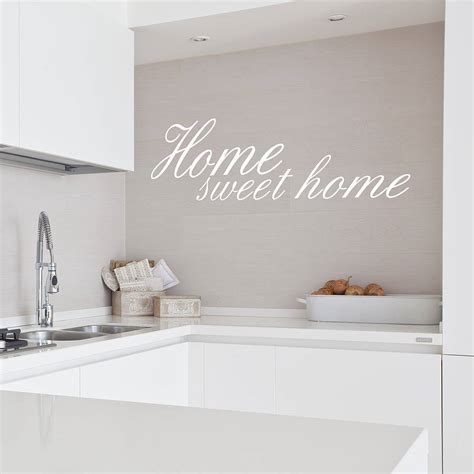 Home Sweet Home Vinyl Wall Sticker By Oakdene Designs