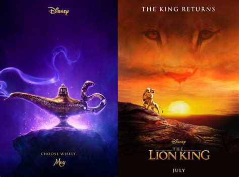 Aladdin And Lion King Remakes Poster And Trailer Today — Digital Spy