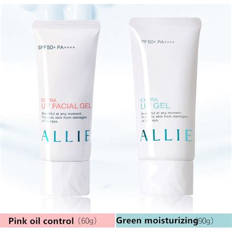 allie moisturizing sunscreen green isolation sunscreen pink facial body spf50v shopee thailand