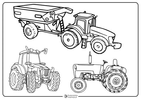Kolorowanki Traktory Kolorowanka Do Druku Rodzicielskieinspiracje Pl