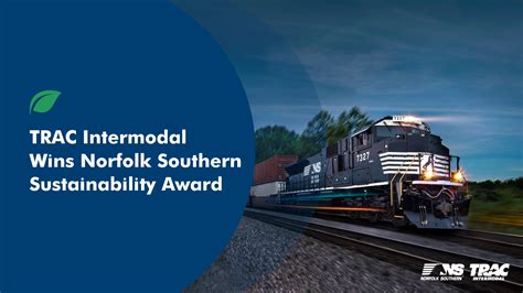 Trac Wins Norfolk Southern Sustainability Award Caps Long Time Mission