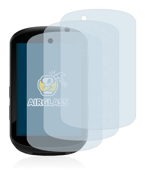 3x Brotect Airglass Protector Pantalla De Cristal Vidrio Para Garmin