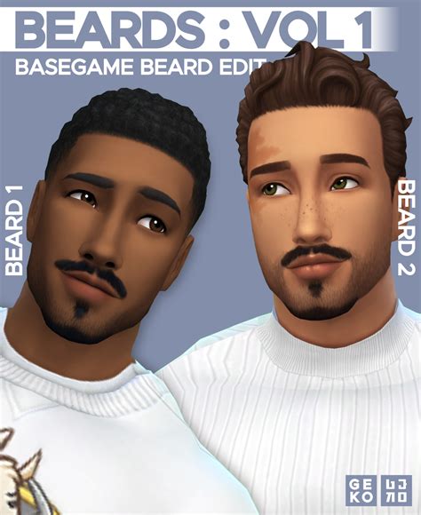 Beards Vol 1 The Sims 4 Create A Sim Curseforge