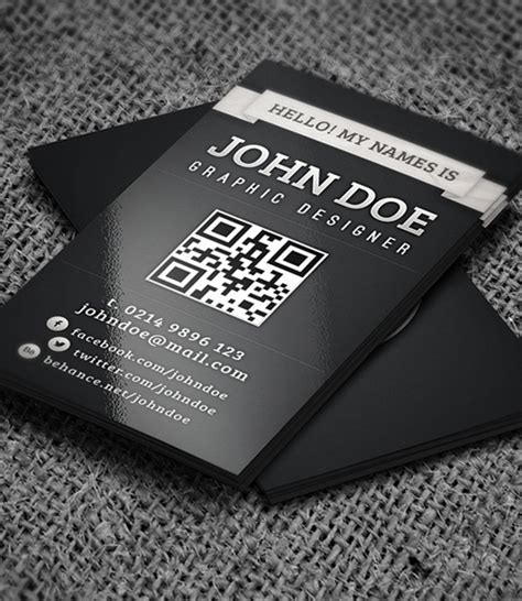 The most common design would be the simplistic white cards with contact details and personal information. Black and White Business Cards Design (50 Inspiring Examples) | Design | Graphic Design Junction
