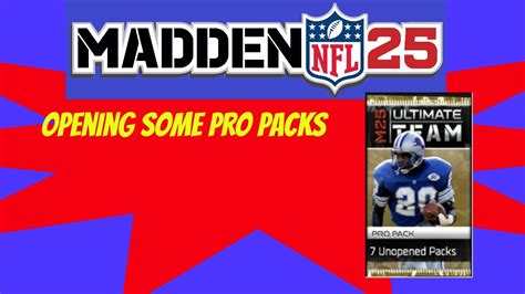 Madden 25 Ultimate Team Xbox One Mut Pack Opening My First