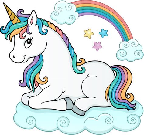 A Of A Unicorn Clip Art Illustrations Royalty Free Vector Graphics