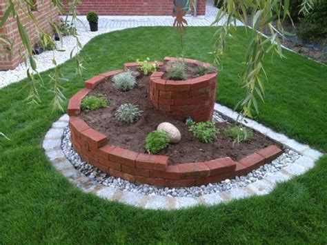 7 Wonderful Brick Flower Beds Ideas For Your Garden Homagz