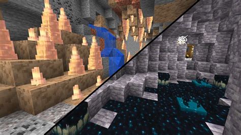 Ich Habe Das Minecraft 117 Caves And Cliffs Update Nachgebaut Youtube
