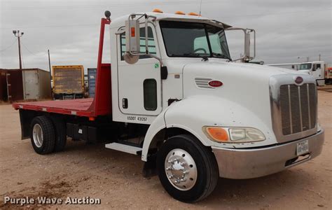 2008 Peterbilt 325 Flatbed Truck In Odessa Tx Item Dj1070 Sold