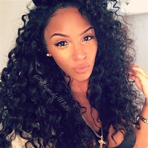 Hairspiration Love These Curls On Rhondawhite Shes Rocking A Lace