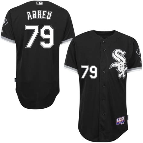 Jose Abreu Chicago White Sox Majestic Alternate 6300 Player Authentic Cool Base Jersey Black