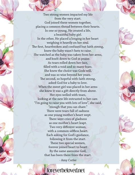 Adoption Poem Written By Amy Cutler Forever Beloved Adoption Poems