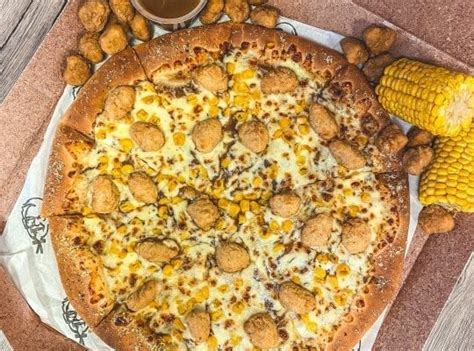 The kfc popcorn chicken pizza meal deal. Pizza Hut's KFC Popcorn chicken pizza sells out after fans ...