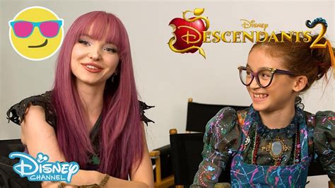 Descendants 2 Behind The Scenes With Dizzy 💙 Disney Channel Uk