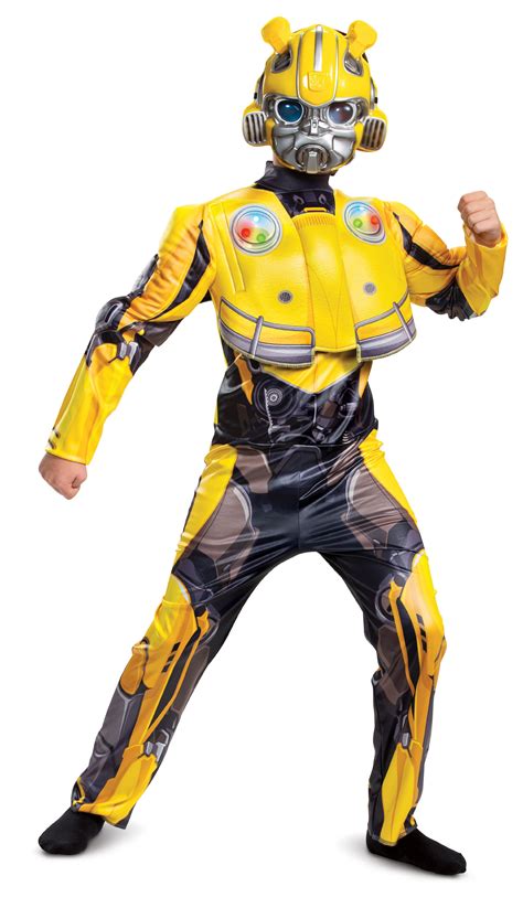 Disguise Bumblebee Converting Mens Halloween Fancy Dress Costume For Adult M