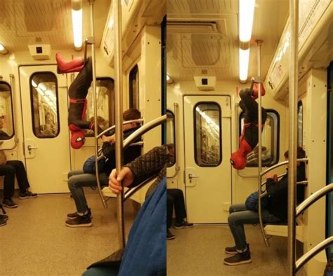 Strange People In The Subway 20 Pics