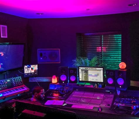 Sleazeburger in Paradise | Neon room, Home studio music, Music studio room