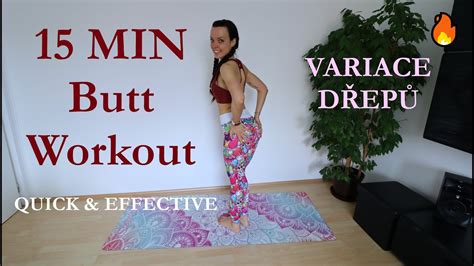 15 min butt workout quick and effective 15 min cvičení na zadek rychlé and efektivní youtube