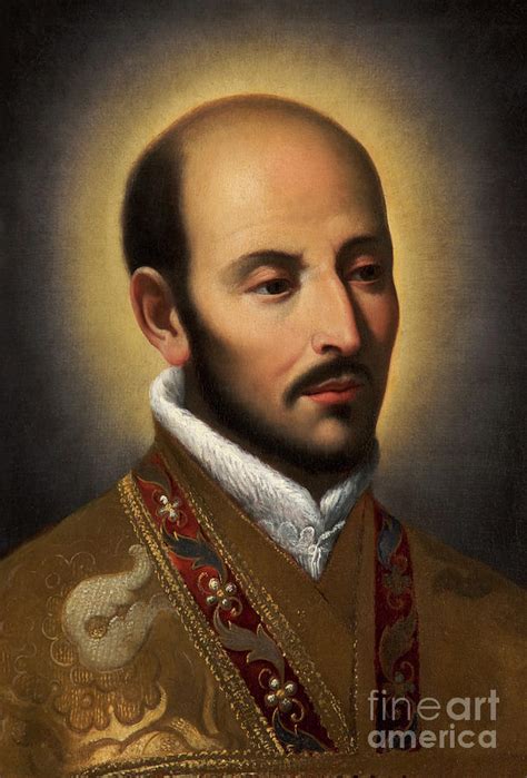 St Ignatius Of Loyola Painting By Italian School Fine Art America