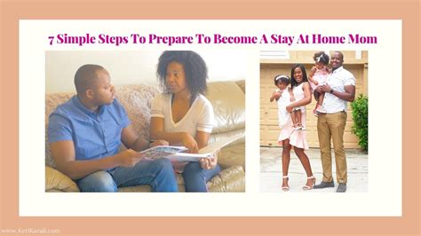 7 Ways On How To Prepare To Become A Stay At Home Mom Transitioning