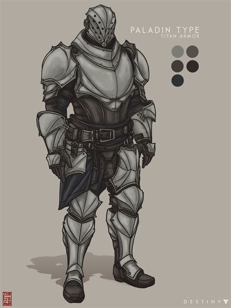 Artstation Destiny Fan Concept Art Paladin Type Titan Armor
