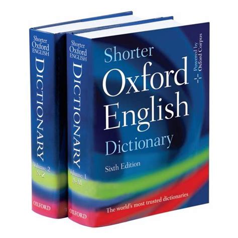 Shorter Oxford English Dictionary Shorter Oxford English Dictionary